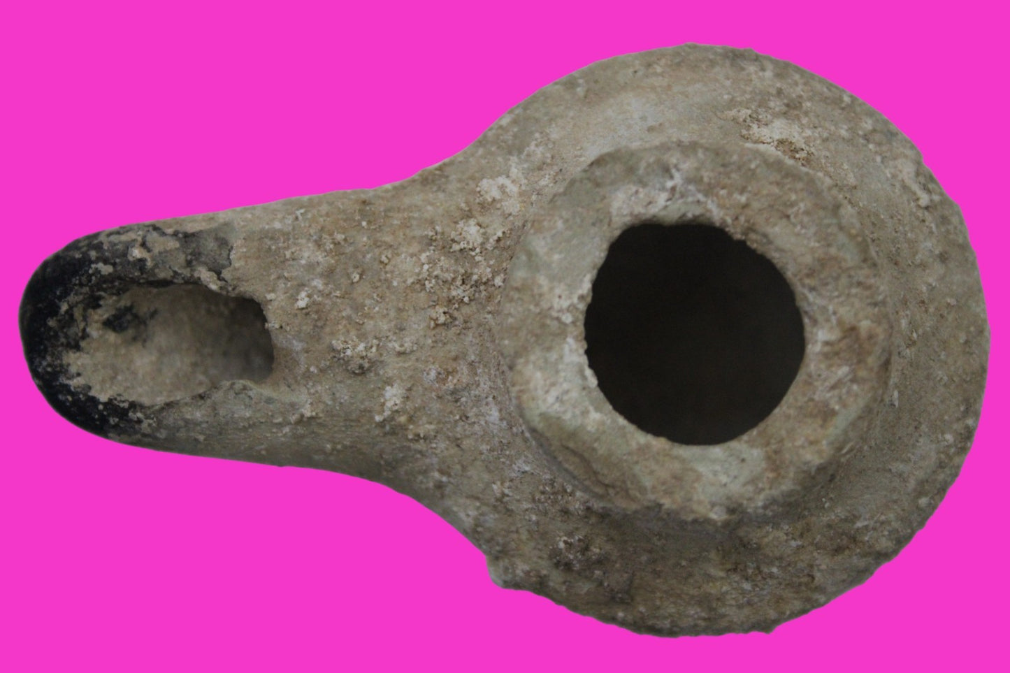 Holy Land Oil Lamp Ancient Artifact Alexander the Great Era 332-63 BC COA 234