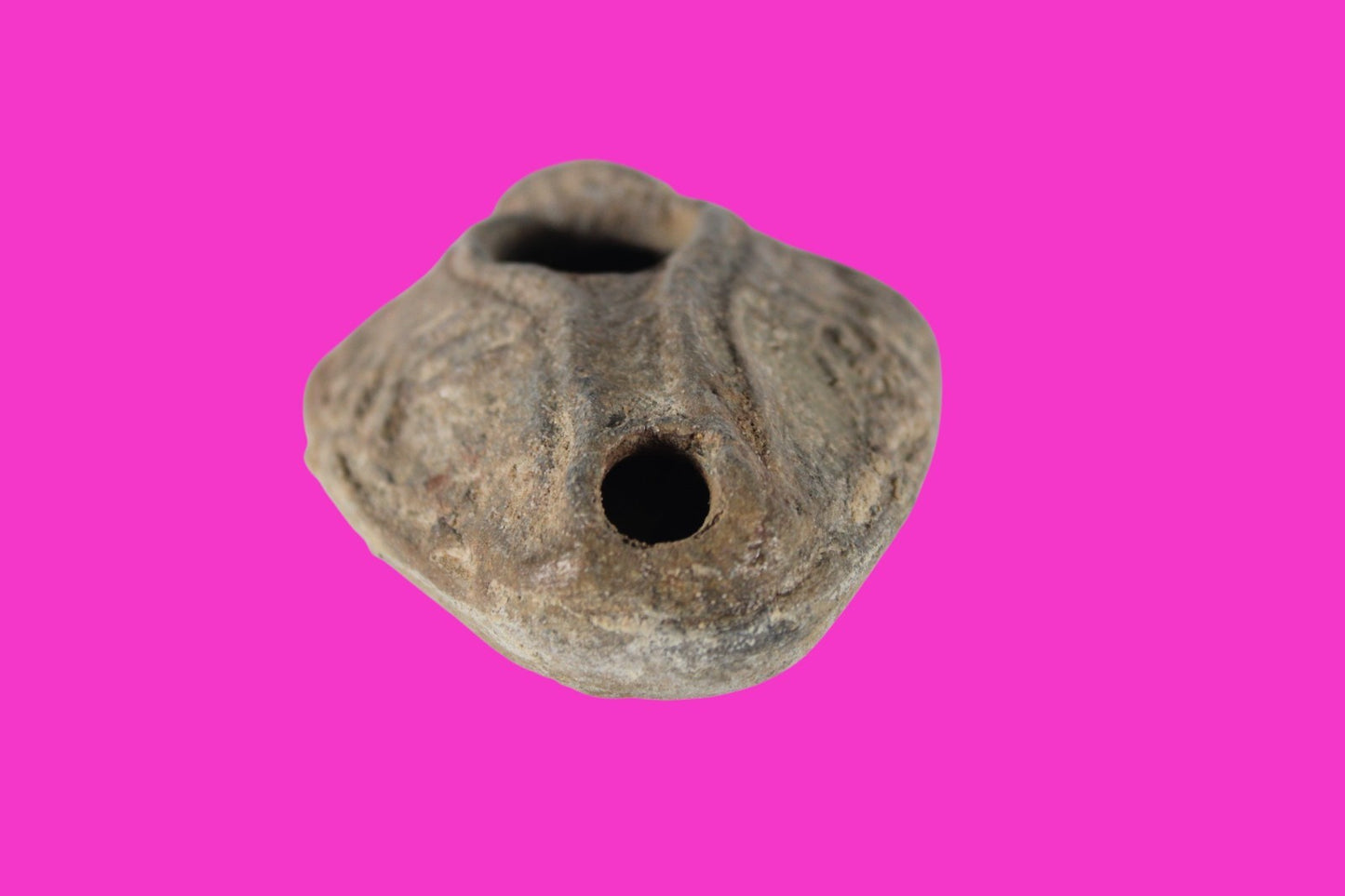 Holy Land Oil Lamp Ancient Artifact Time of the Christians 313-636 AD COA 178