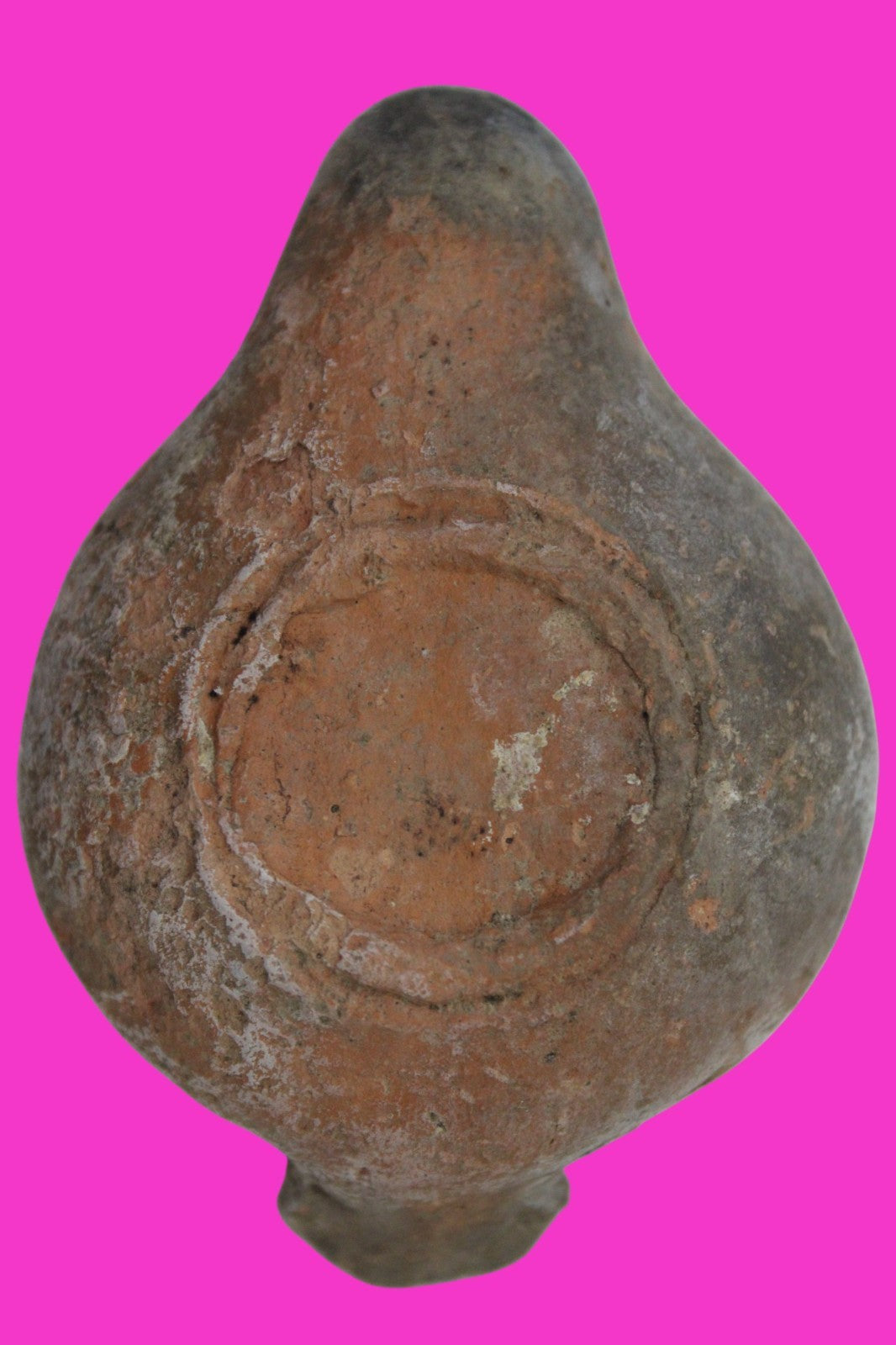 Holy Land Oil Lamp Ancient Artifact Time of the Christians 313-636 AD COA 175
