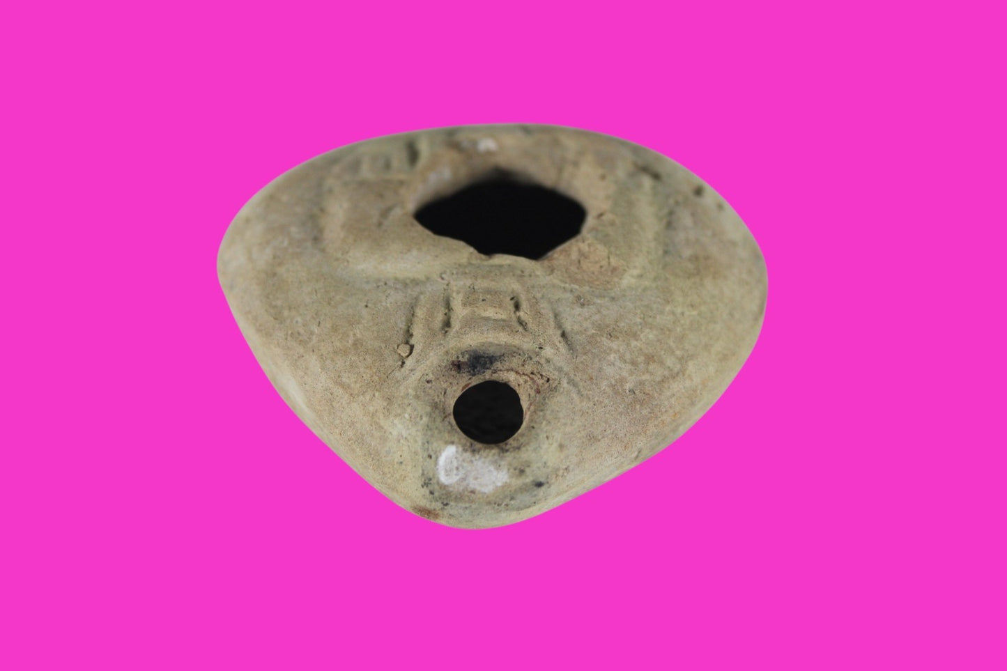 Holy Land Oil Lamp Ancient Artifact Time of Jesus & Apostles 63BC-323AD COA 142