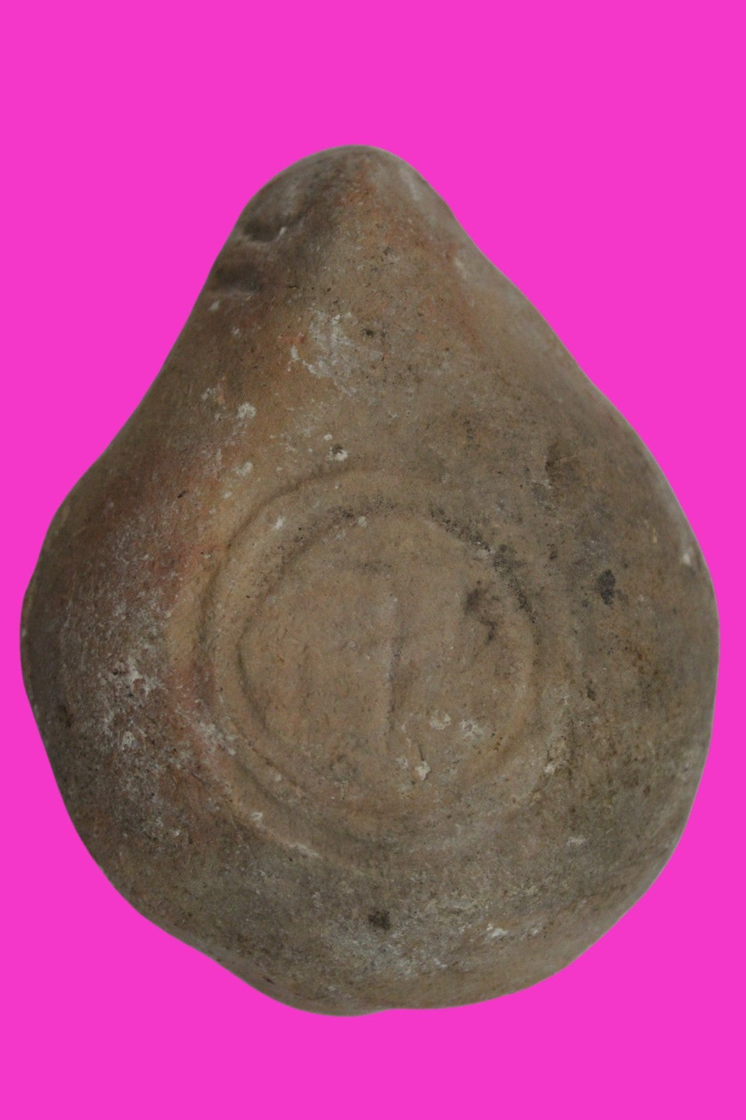 Holy Land Oil Lamp Ancient Artifact Time of the Christians 313-636 AD COA 217