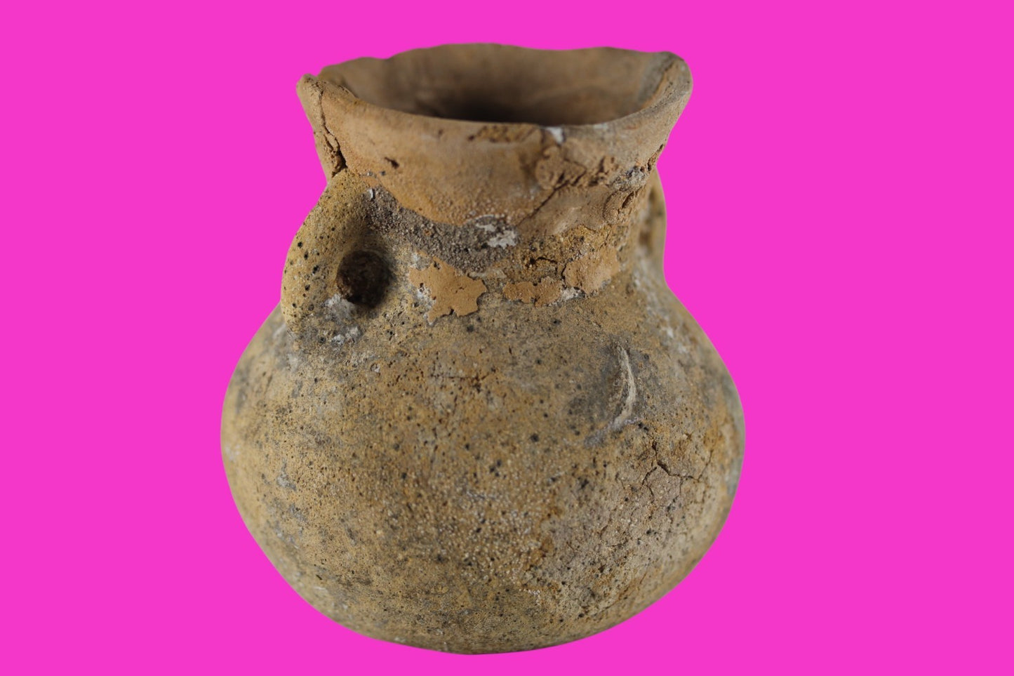 Time of Alexander the Great Holy Land Artifact Ancient Jar 332 BC-63 AD COA 91