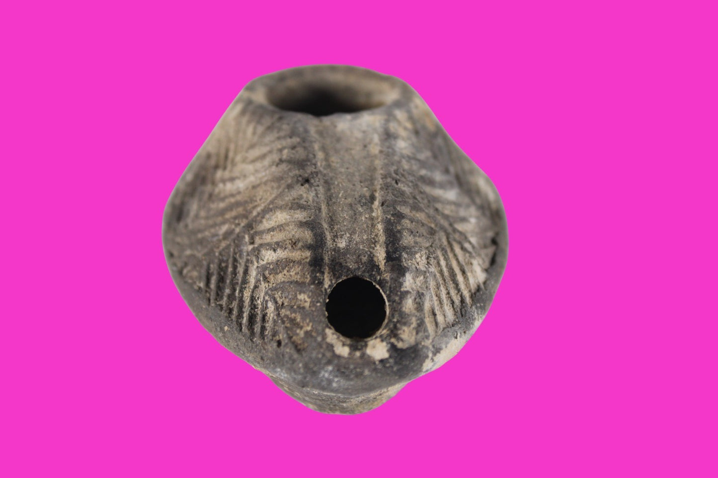 Holy Land Oil Lamp Ancient Artifact Time of the Christians 313-636 AD COA 179