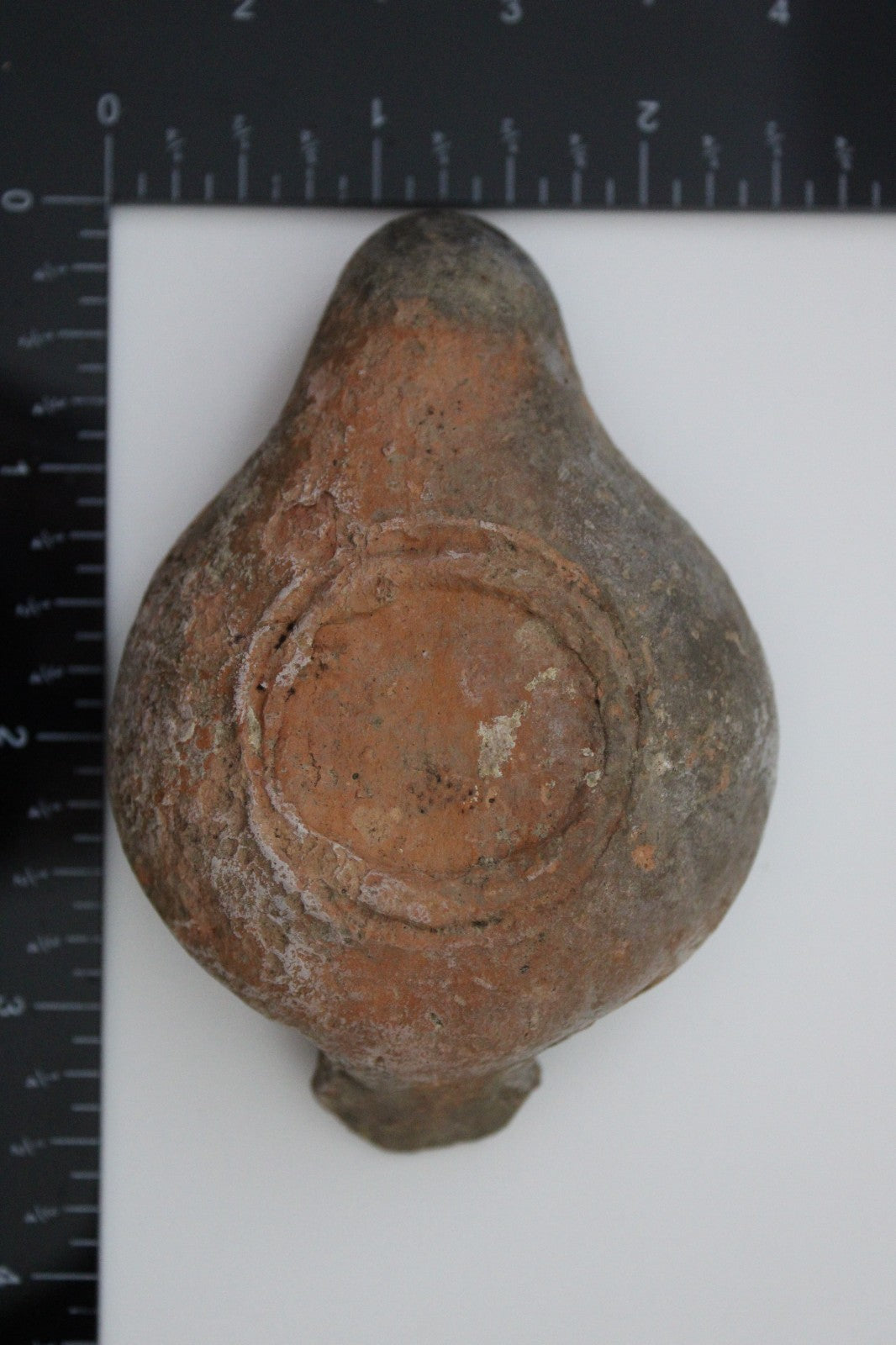 Holy Land Oil Lamp Ancient Artifact Time of the Christians 313-636 AD COA 175