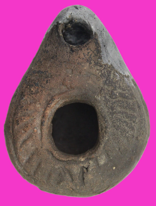 Holy Land Oil Lamp Ancient Artifact Time of Jesus & Apostles 63BC-323AD COAA 148