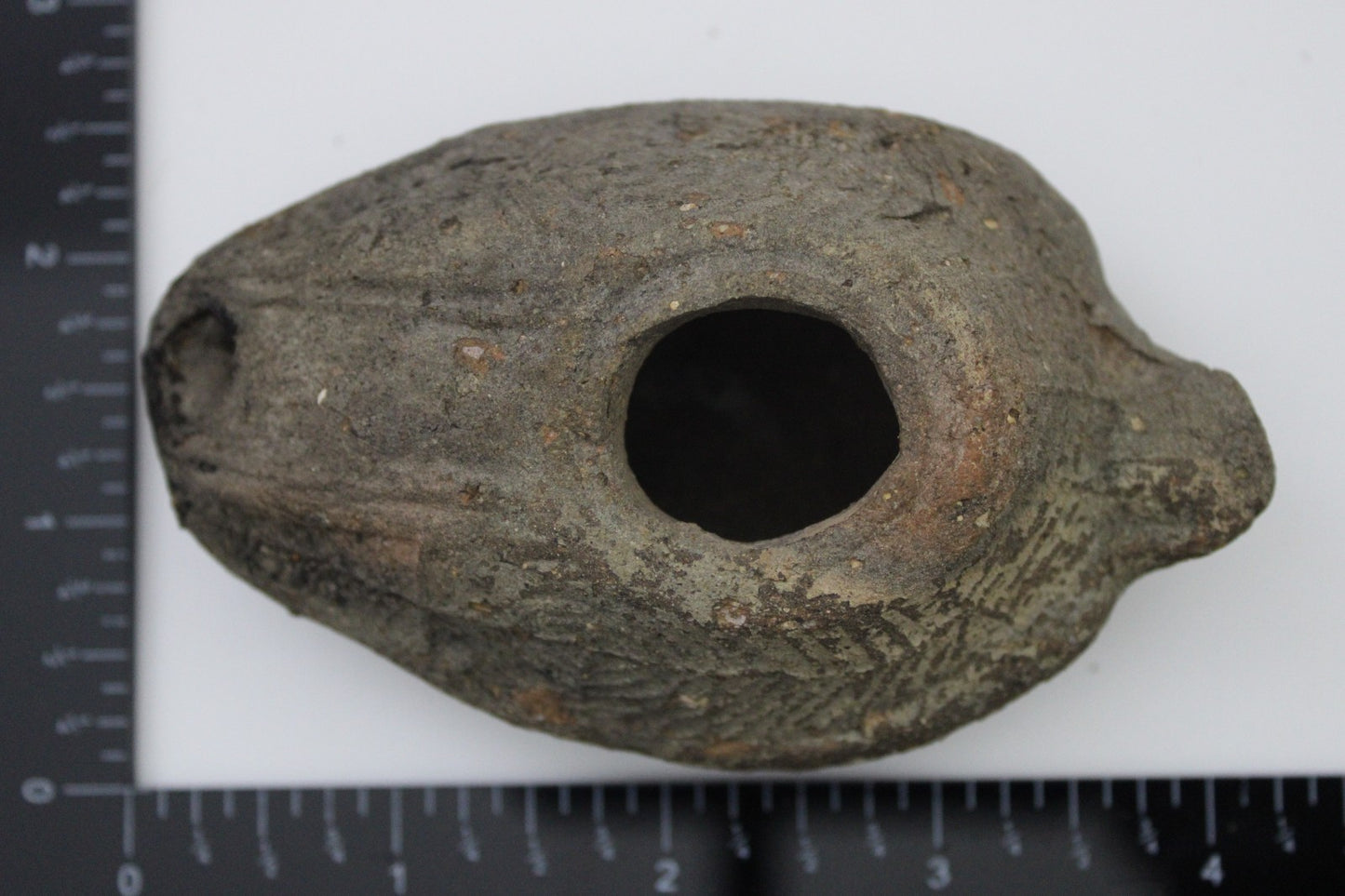 Holy Land Oil Lamp Ancient Artifact Time of the Christians 313-636 AD COA 59
