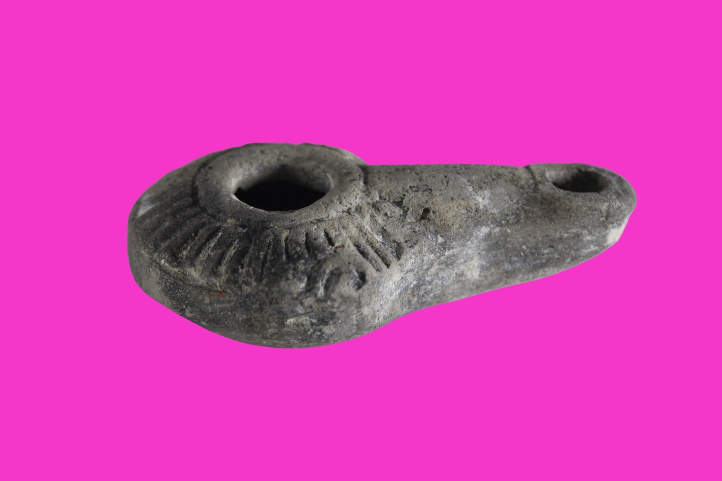 Holy Land Oil Lamp Ancient Artifact Alexander the Great Era 332-63 BC COA 227
