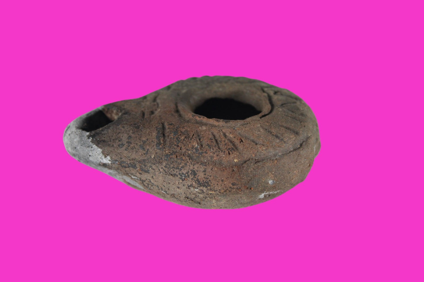 Holy Land Oil Lamp Ancient Artifact Time of Jesus & Apostles 63BC-323AD COAA 148
