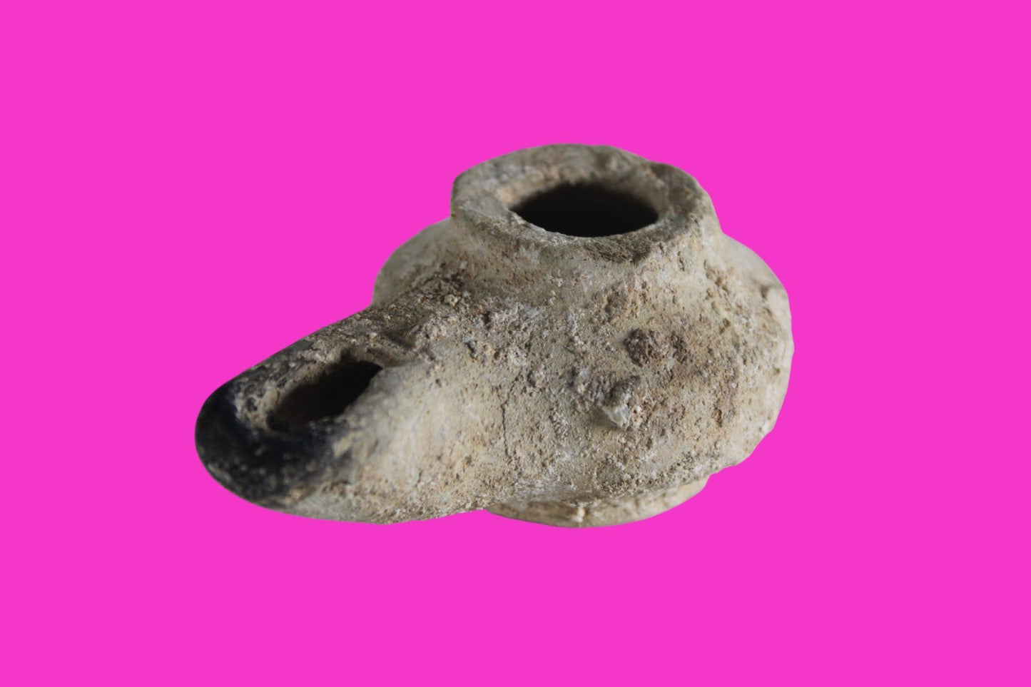 Holy Land Oil Lamp Ancient Artifact Alexander the Great Era 332-63 BC COA 234