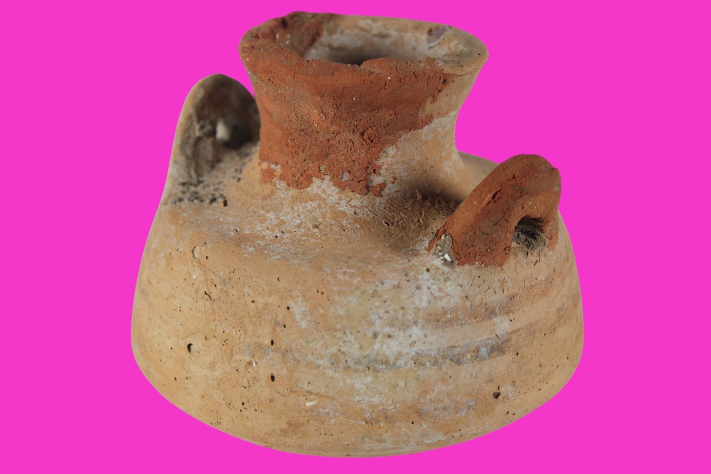 Time of Samson Holy Land Artifact Ancient 3100 Year Old Jar 1200-1000 BC COA 78