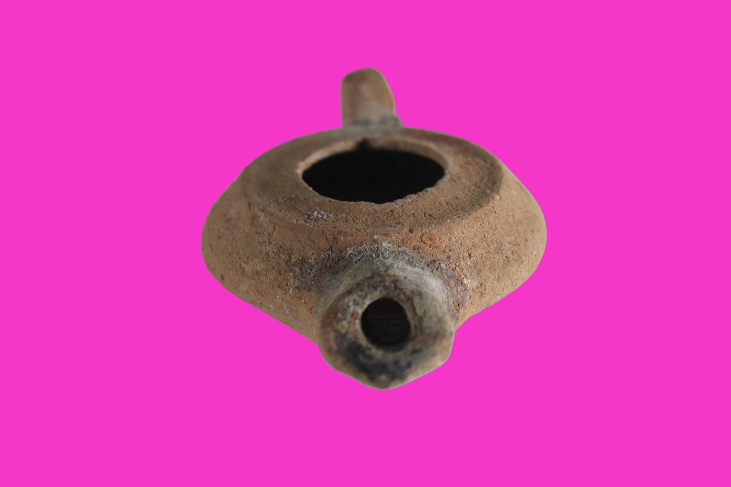 Holy Land Oil Lamp Ancient Artifact Alexander the Great Era 332-63 BC COA 235