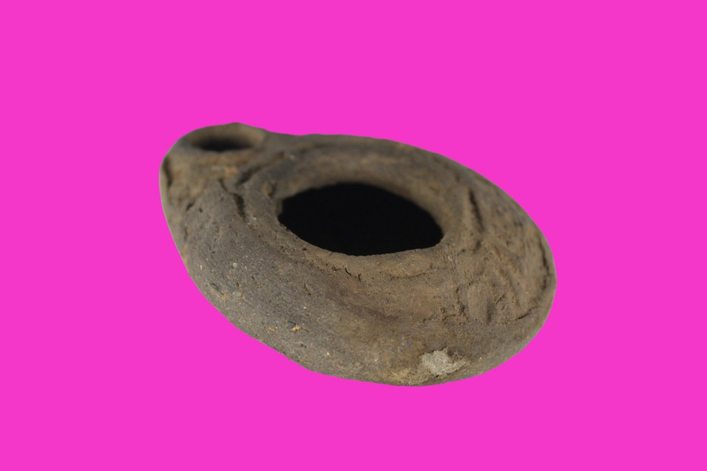 Holy Land Oil Lamp Ancient Artifact Time of Jesus & Apostles 63BC-323AD COA 147