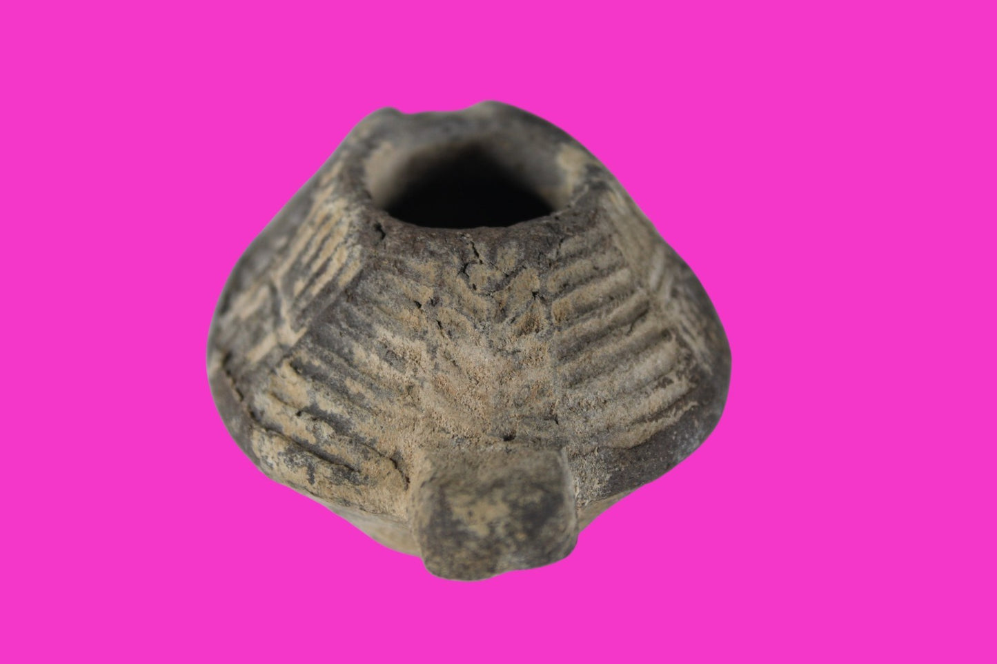 Holy Land Oil Lamp Ancient Artifact Time of the Christians 313-636 AD COA 179