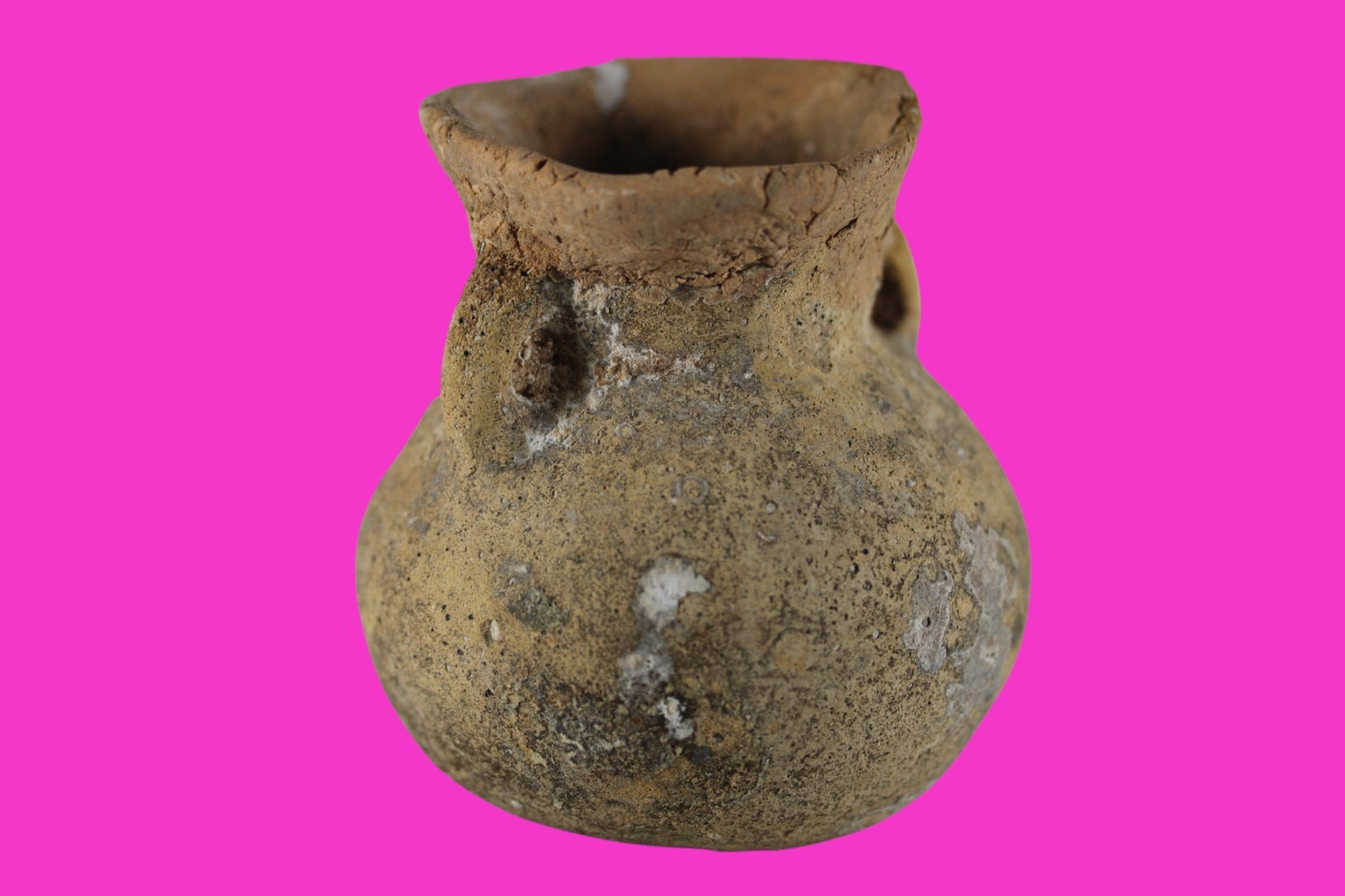Time of Alexander the Great Holy Land Artifact Ancient Jar 332 BC-63 AD COA 91