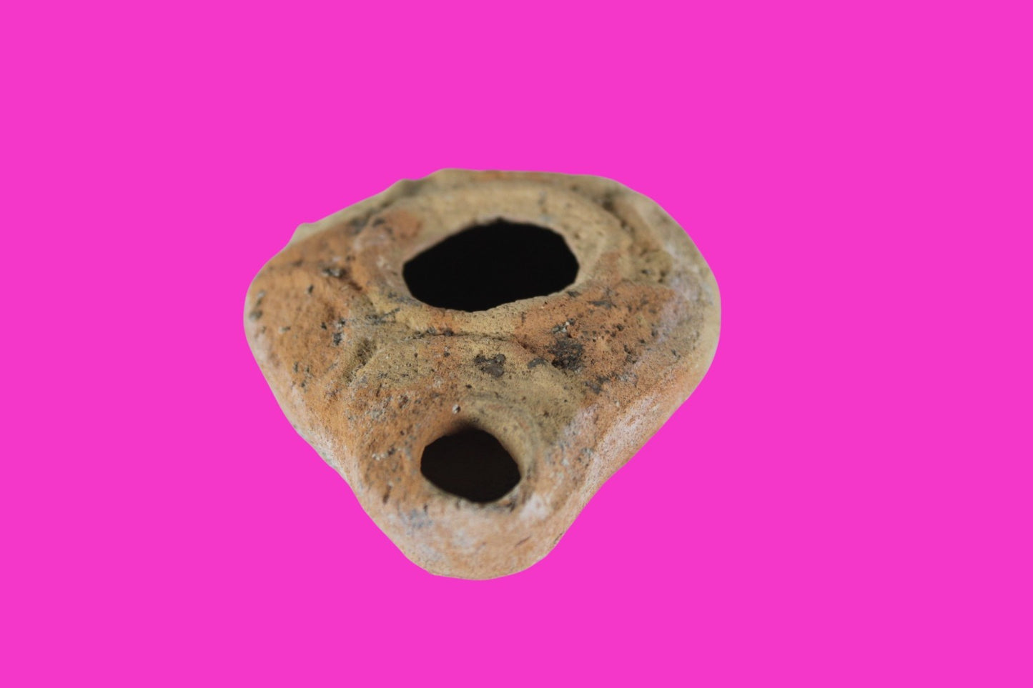 Holy Land Oil Lamp Ancient Artifact Time of Jesus & Apostles 63BC-323AD COA 162