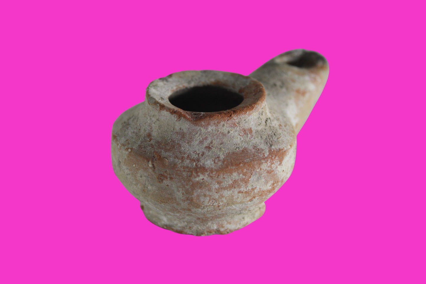 Holy Land Oil Lamp Ancient Artifact Alexander the Great Era 332-63 BC COA 232