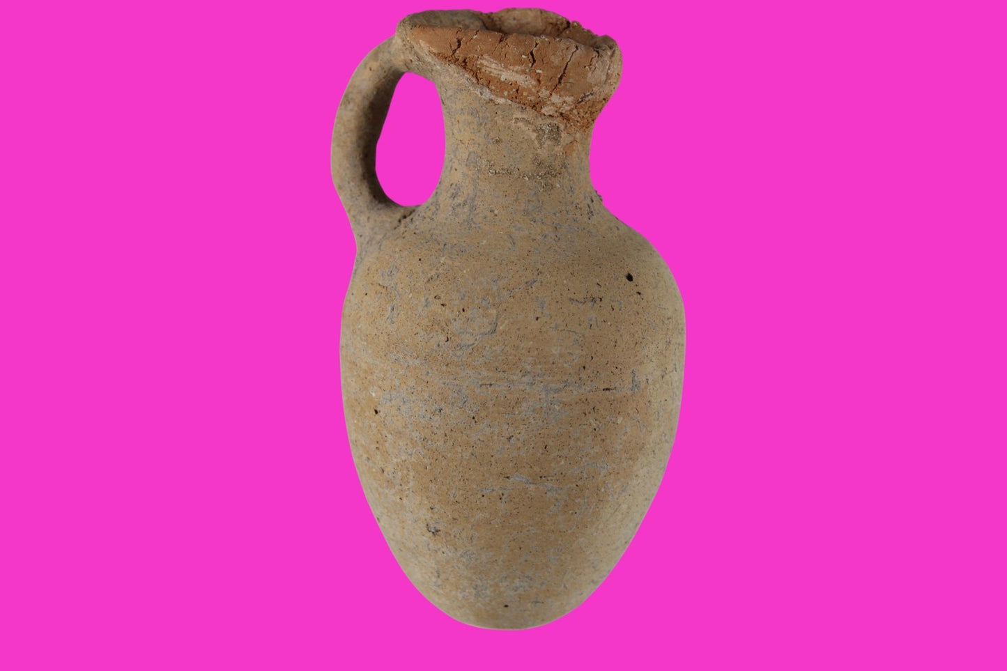 Time of Samson Holy Land Artifact Ancient 3100 Year Old Jug 1200-1000 BC COA 75