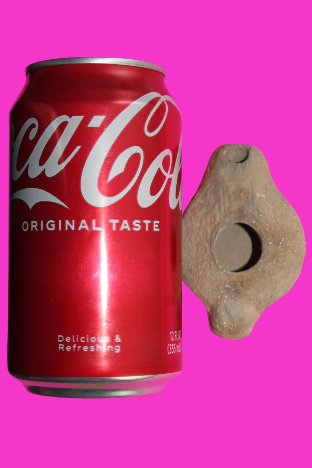 Ancient Holy Land Oil Lamp Artifact Jesus Christ Homeland 100BC-400AD COA 19