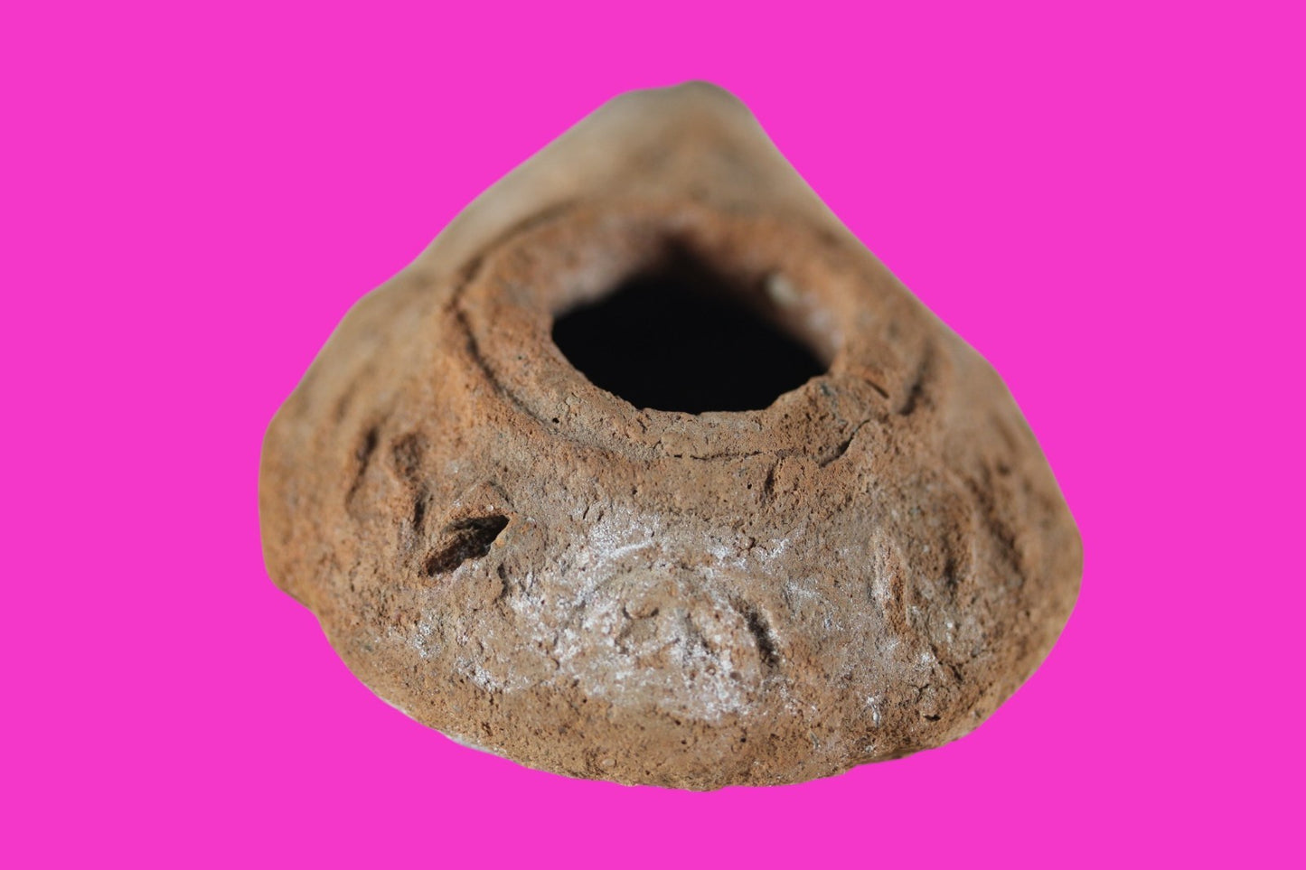 Time of the Christians Oil Lamp Ancient Holy Land Artifact 313-636 AD COA 03