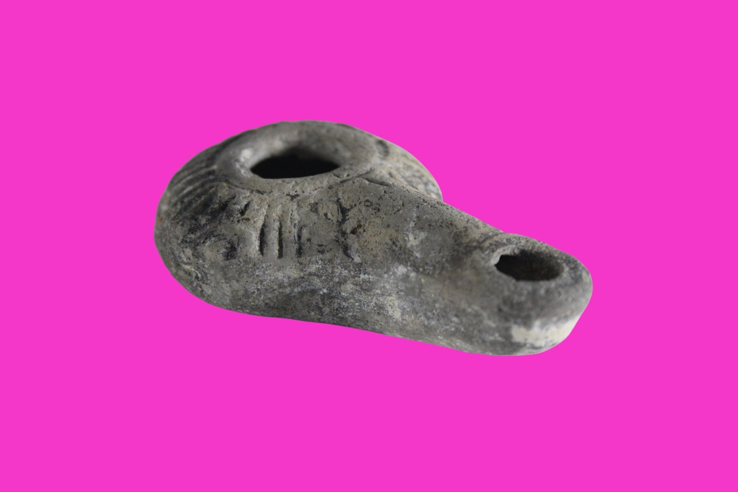 Holy Land Oil Lamp Ancient Artifact Alexander the Great Era 332-63 BC COA 227