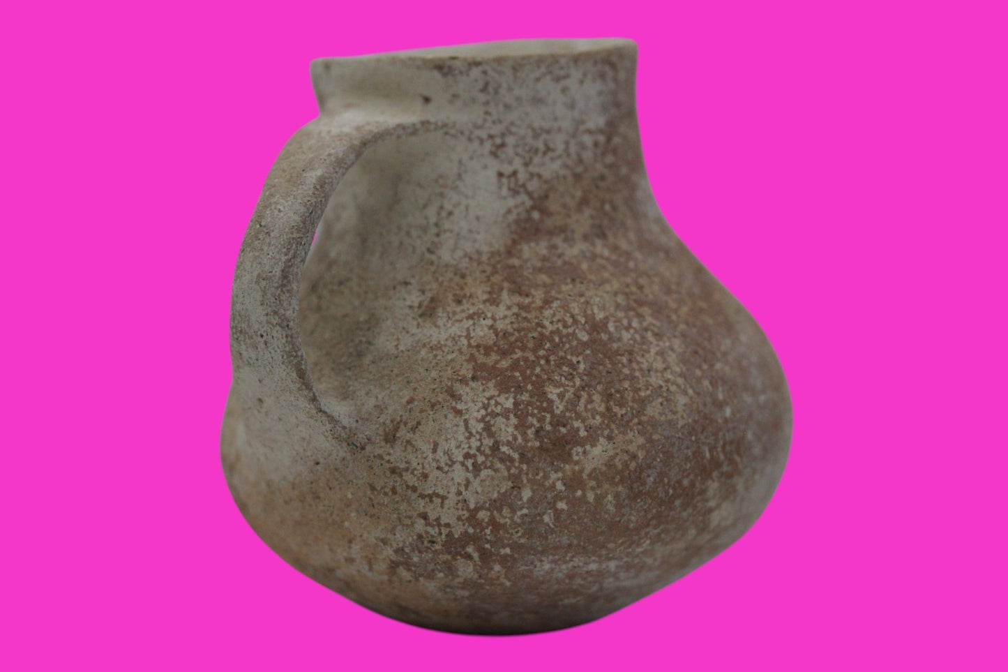 Holy Land Authentic Artifact Jesus Christ Home Land Juglet 100BC-400AD COA J35