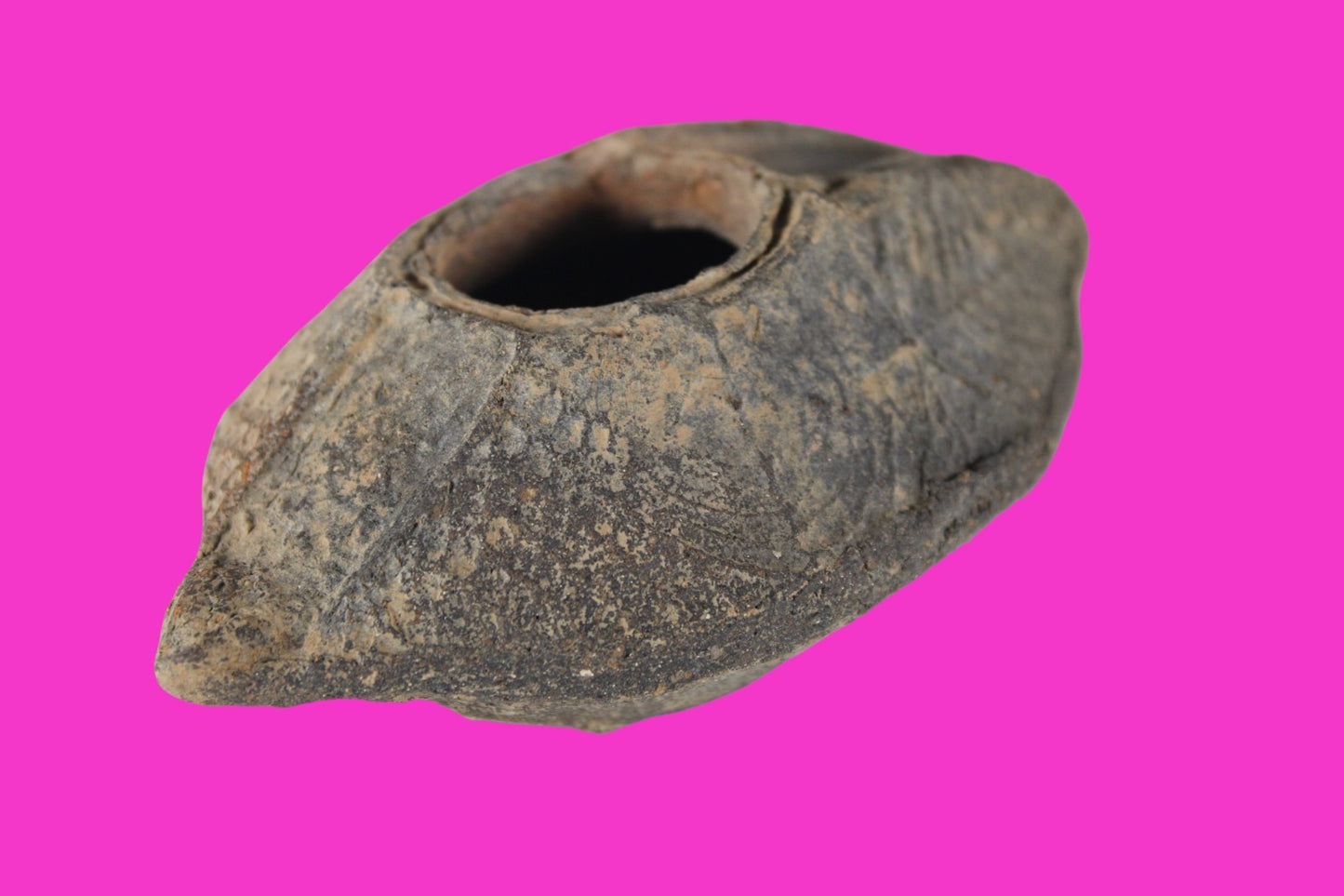 Holy Land Oil Lamp Ancient Artifact Time of the Christians 313-636 AD COA 182