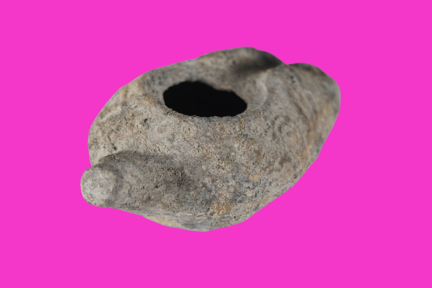 Holy Land Oil Lamp Ancient Artifact Time of the Christians 313-636 AD COA 220